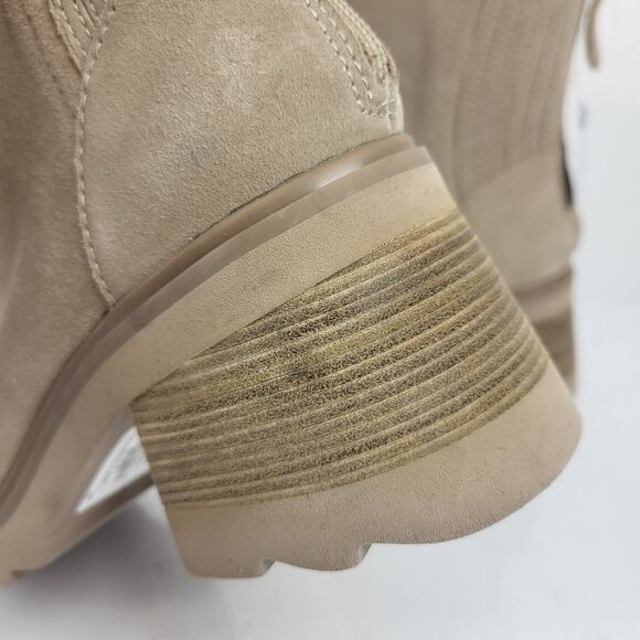 Dolce Vita Women Martey waterproof Boots Booties Chunky Block Heel Suede Zip 6.5 - Picture 7 of 15